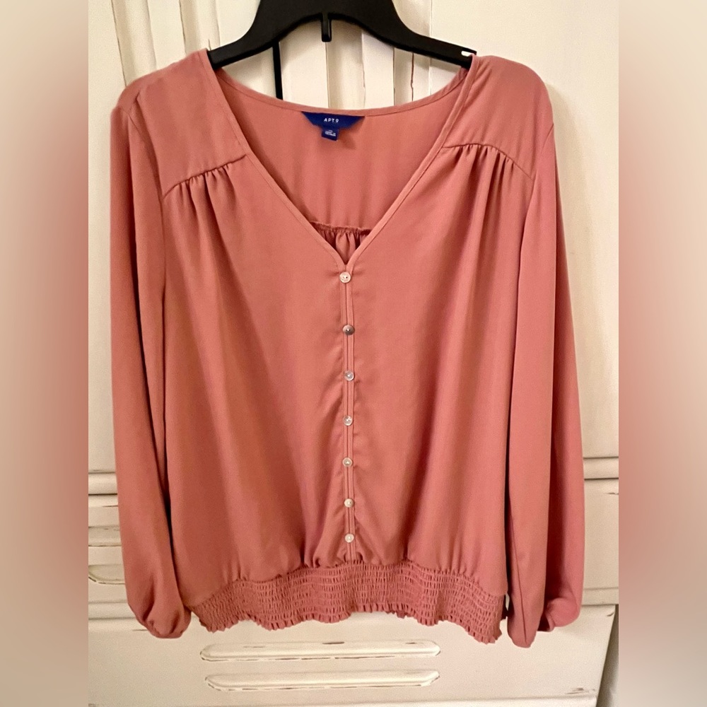 Apt. 9 Kohls long sleeve blouse size XL. Excellent condition!